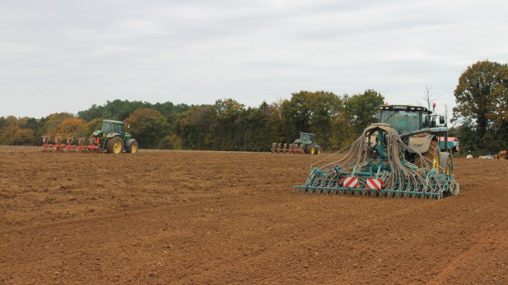 Prestation semis de céréales en combiné